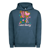 Pigment Midnight Navy love western cowboy Urban Hoodie - texasbilliewilder