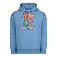 Pigment Pebble Blue love western cowboy Urban Hoodie - texasbilliewilder