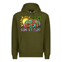 Army Green summer camp Premium Hoodie - Zillion Design Studio