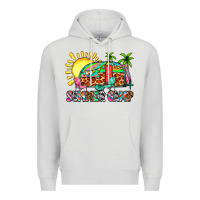 Dove Grey summer camp Premium Hoodie - Zillion Design Studio