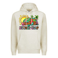 Oatmeal Heather summer camp Premium Hoodie - Zillion Design Studio