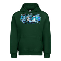 Forest Green it's freezing season Urban Hoodie - Zillion Design Studio