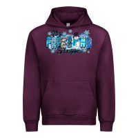 Mauve Wine it's freezing season Urban Hoodie - Zillion Design Studio