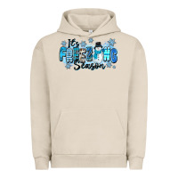 Pigment French Oak it's freezing season Urban Hoodie - Zillion Design Studio
