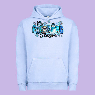 It's Freezing Season Urban Hoodie Designed By Zillion Design Studio