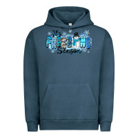 Pigment Midnight Navy it's freezing season Urban Hoodie - Zillion Design Studio