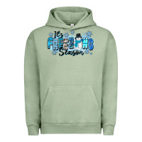 Pigment Oil Green it's freezing season Urban Hoodie - Zillion Design Studio