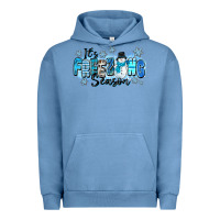 Pigment Pebble Blue it's freezing season Urban Hoodie - Zillion Design Studio
