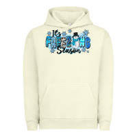 Pigment Pistachio it's freezing season Urban Hoodie - Zillion Design Studio