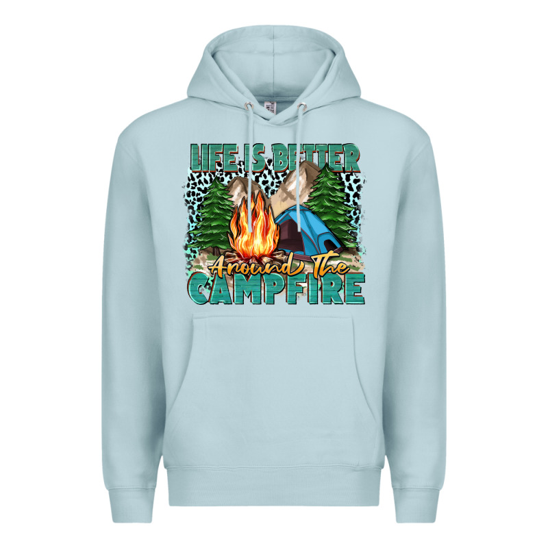 Life Is Better Around The Campfire Premium Hoodie by Zillion Design Studio | Teevron