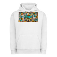Pigment Lunar Rock Blessed With Sunflower And Gemstone Urban Hoodie - RanaPortraitStore