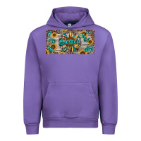 Tulip Blessed With Sunflower And Gemstone Urban Hoodie - RanaPortraitStore