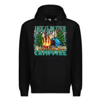 Black life is better around the campfire Premium Hoodie - Zillion Design Studio
