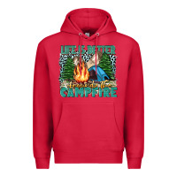 Cardinal life is better around the campfire Premium Hoodie - Zillion Design Studio