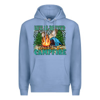Colony Blue life is better around the campfire Premium Hoodie - Zillion Design Studio