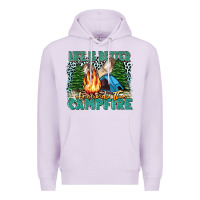 Lilac life is better around the campfire Premium Hoodie - Zillion Design Studio