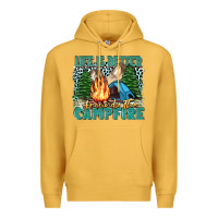 Mustard life is better around the campfire Premium Hoodie - Zillion Design Studio