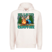 Pale Pink life is better around the campfire Premium Hoodie - Zillion Design Studio