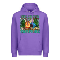 Purple life is better around the campfire Premium Hoodie - Zillion Design Studio