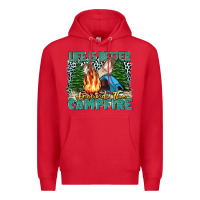 Red life is better around the campfire Premium Hoodie - Zillion Design Studio