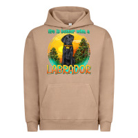 Pigment Burro life is better with a labrador Urban Hoodie - texasbilliewilder