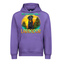 Tulip life is better with a labrador Urban Hoodie - texasbilliewilder