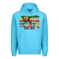 Ocean Blue juneteenth since 1865 with heart Premium Hoodie - texasbilliewilder