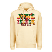 Pina Colada juneteenth since 1865 with heart Premium Hoodie - texasbilliewilder