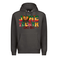 Juneteenth Since 1865 With Heart Premium Hoodie | Teevron