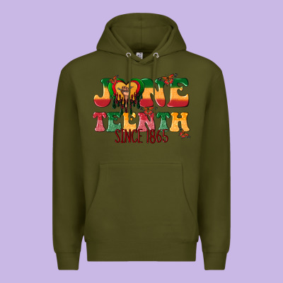 Juneteenth Since 1865 With Heart Premium Hoodie Designed By Texasbilliewilder