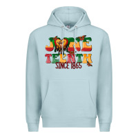Blue Mist juneteenth since 1865 with heart Premium Hoodie - texasbilliewilder
