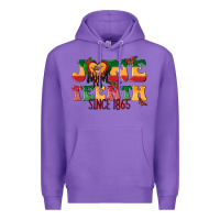 Purple juneteenth since 1865 with heart Premium Hoodie - texasbilliewilder
