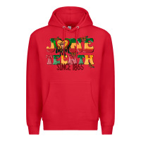 Red juneteenth since 1865 with heart Premium Hoodie - texasbilliewilder