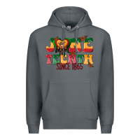 Rock juneteenth since 1865 with heart Premium Hoodie - texasbilliewilder
