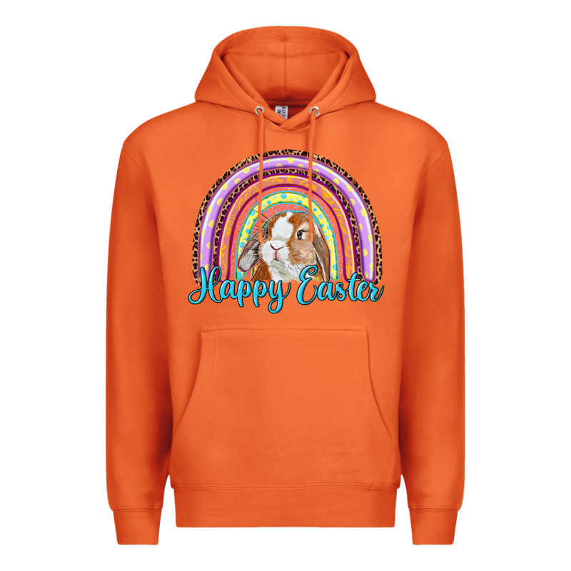 Happy Easter Rainbow Bunny Premium Hoodie by RanaPortraitStore | Teevron