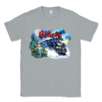 Heather Grey believe polar express Classic Tee - FaDigitalArtStudio