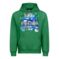 Emerald snowman gnome truck Urban Hoodie - Zillion Design Studio