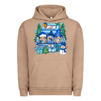 Pigment Burro snowman gnome truck Urban Hoodie - Zillion Design Studio