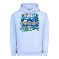 Pigment Grape Ice snowman gnome truck Urban Hoodie - Zillion Design Studio