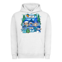 Pigment Lunar Rock snowman gnome truck Urban Hoodie - Zillion Design Studio