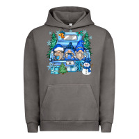 Pigment Tornado snowman gnome truck Urban Hoodie - Zillion Design Studio
