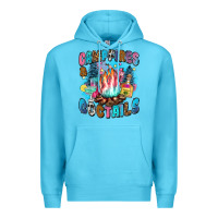 Ocean Blue campfires and coctails Premium Hoodie - Zillion Design Studio