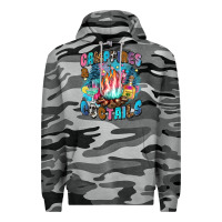 Slate Camo campfires and coctails Premium Hoodie - Zillion Design Studio