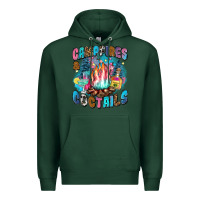 Sports Green campfires and coctails Premium Hoodie - Zillion Design Studio