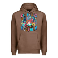 Chestnut campfires and coctails Premium Hoodie - Zillion Design Studio