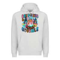 Dove Grey campfires and coctails Premium Hoodie - Zillion Design Studio