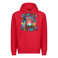 Red campfires and coctails Premium Hoodie - Zillion Design Studio