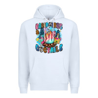 White campfires and coctails Premium Hoodie - Zillion Design Studio