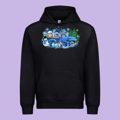 Snow Gnome Truck Urban Hoodie Designed By Zillion Design Studio