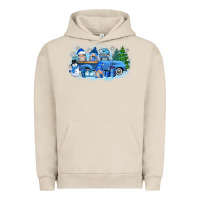 Pigment French Oak snow gnome truck Urban Hoodie - Zillion Design Studio